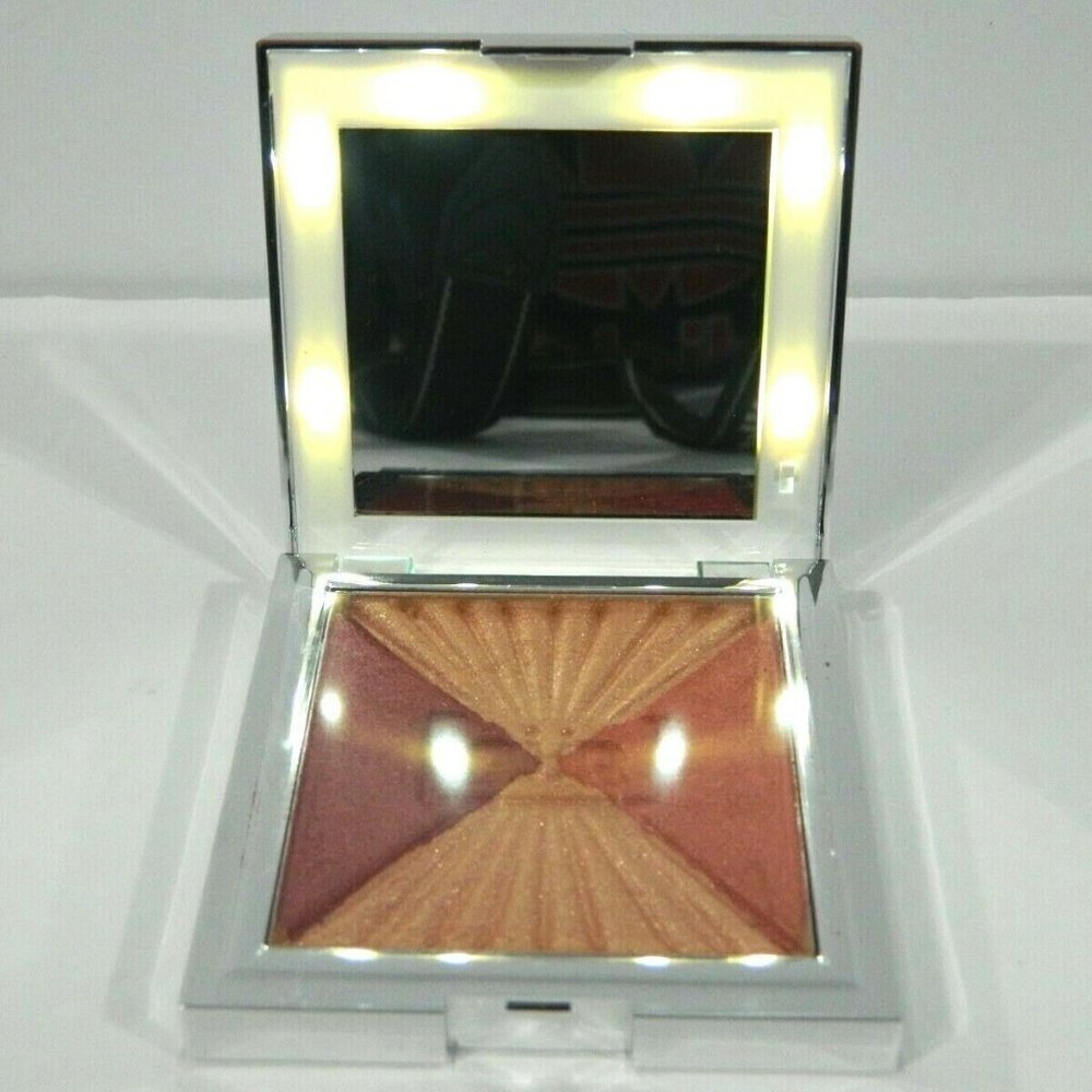 PÜR Out of the Blue 3-in-1 Vanity Blush Highlighter Palette RAY OF LIGHT - New